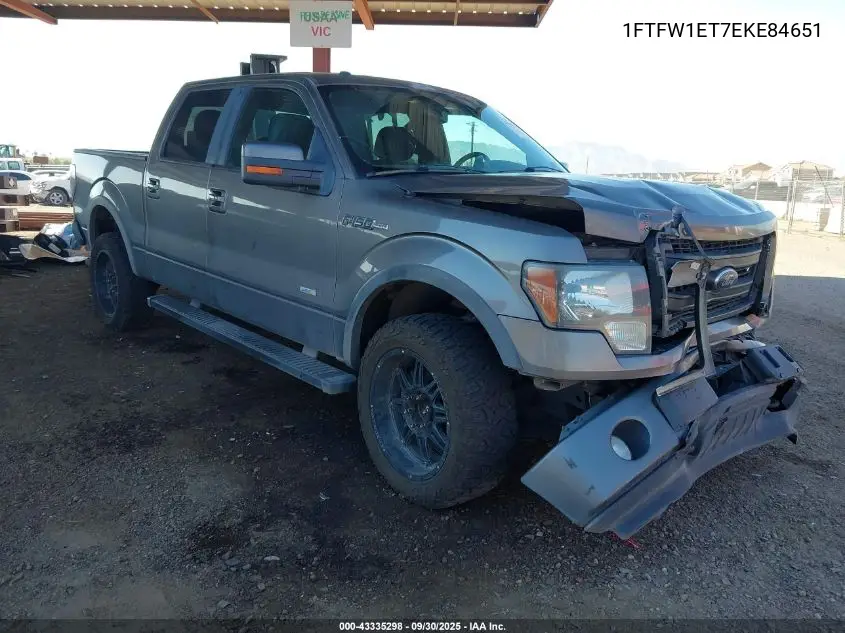 1FTFW1ET7EKE84651 2014 Ford F-150 Fx4