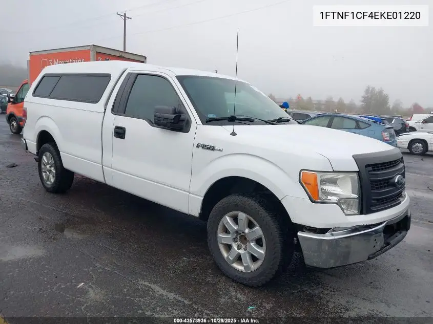1FTNF1CF4EKE01220 2014 Ford F-150 Xl