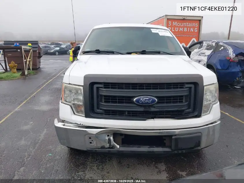 1FTNF1CF4EKE01220 2014 Ford F-150 Xl
