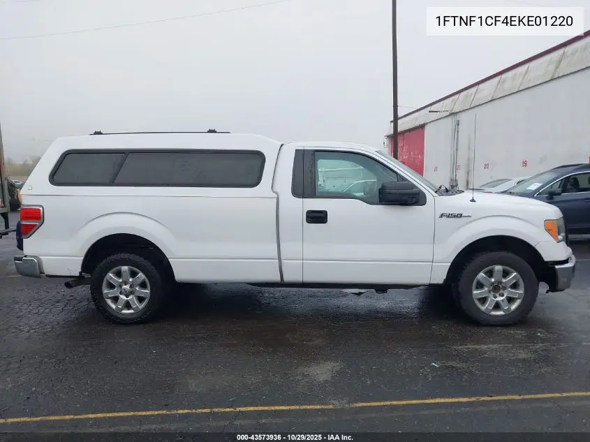 1FTNF1CF4EKE01220 2014 Ford F-150 Xl