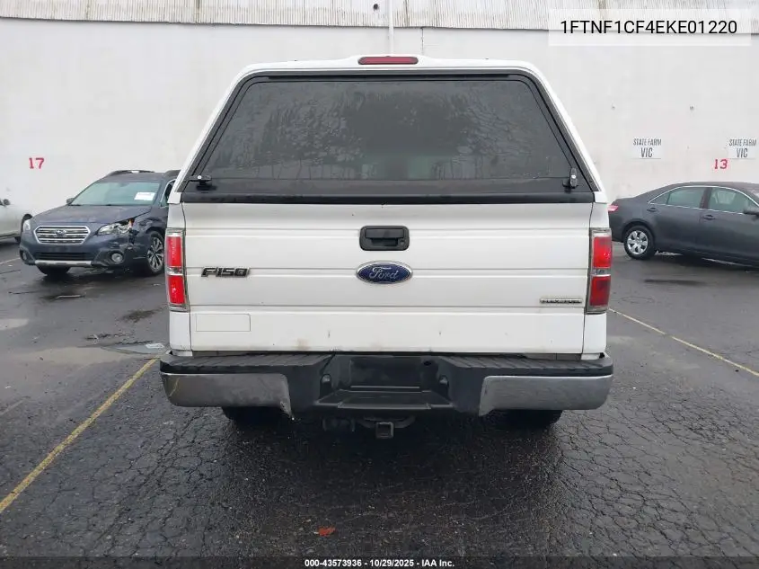 1FTNF1CF4EKE01220 2014 Ford F-150 Xl