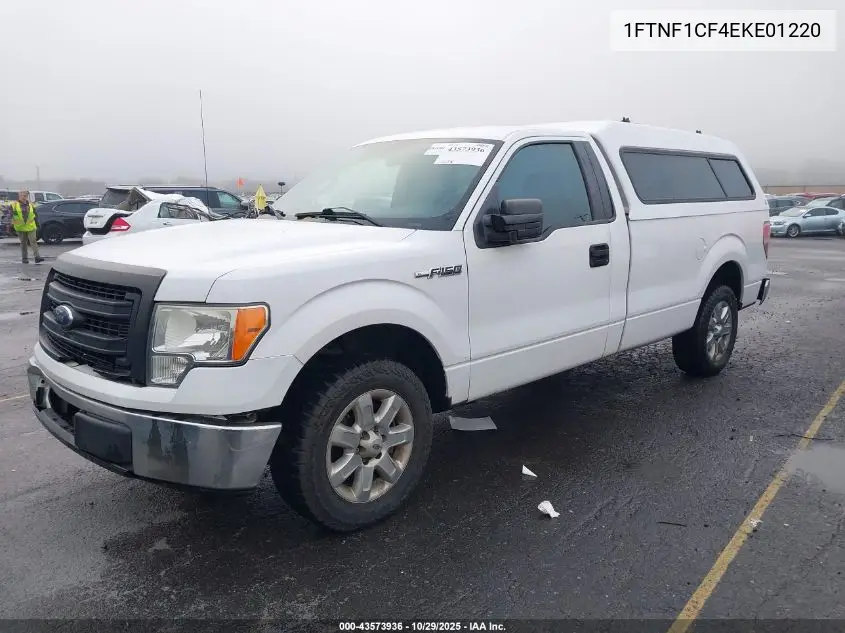 1FTNF1CF4EKE01220 2014 Ford F-150 Xl