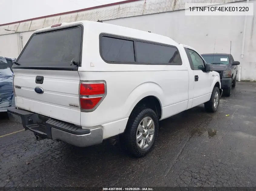 1FTNF1CF4EKE01220 2014 Ford F-150 Xl