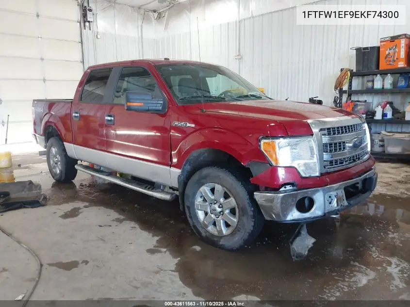 1FTFW1EF9EKF74300 2014 Ford F-150 Xlt