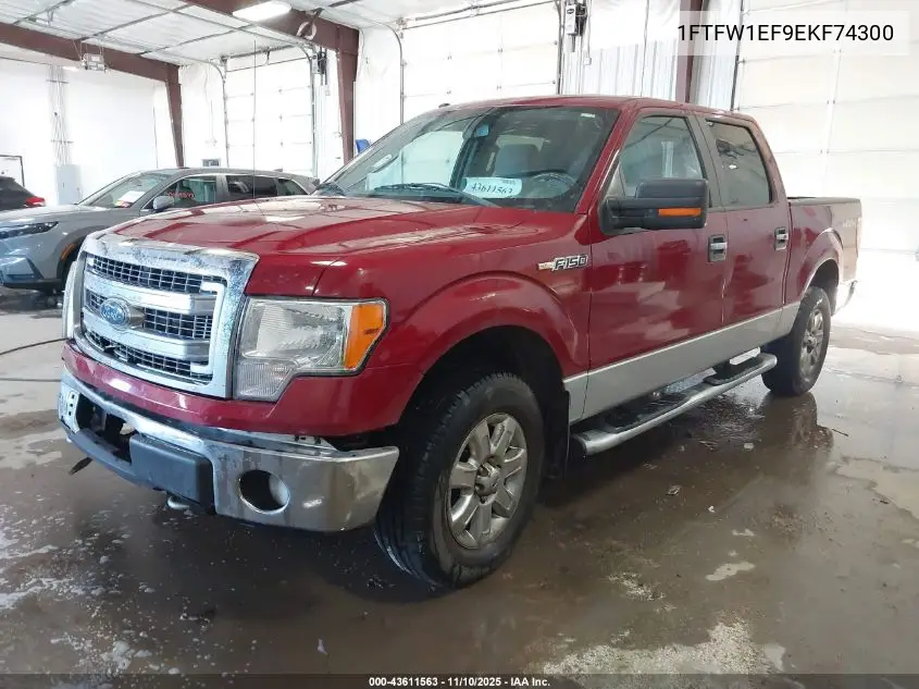 1FTFW1EF9EKF74300 2014 Ford F-150 Xlt