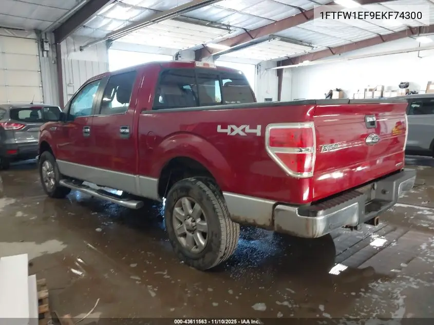 1FTFW1EF9EKF74300 2014 Ford F-150 Xlt