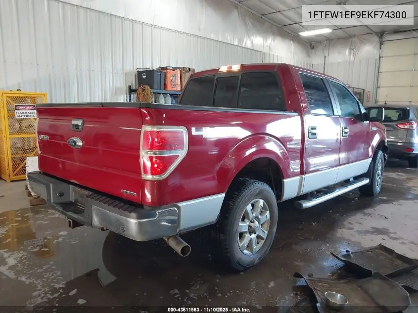 1FTFW1EF9EKF74300 2014 Ford F-150 Xlt