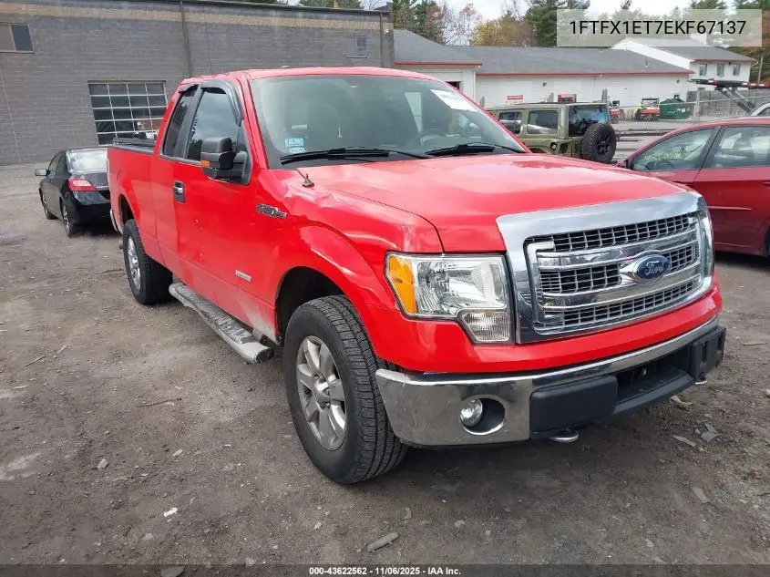 1FTFX1ET7EKF67137 2014 Ford F-150 Xlt