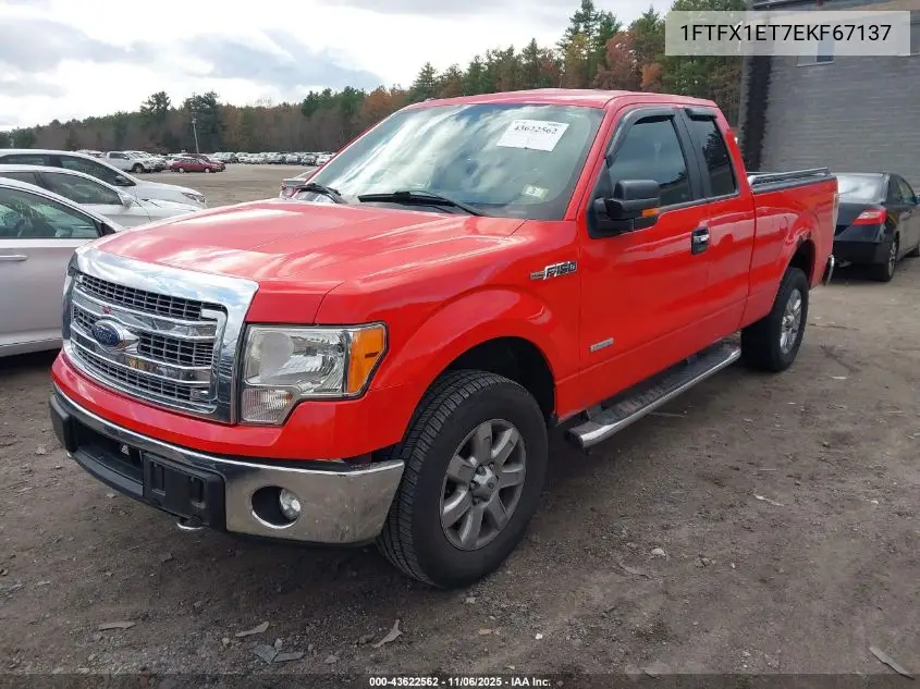 1FTFX1ET7EKF67137 2014 Ford F-150 Xlt