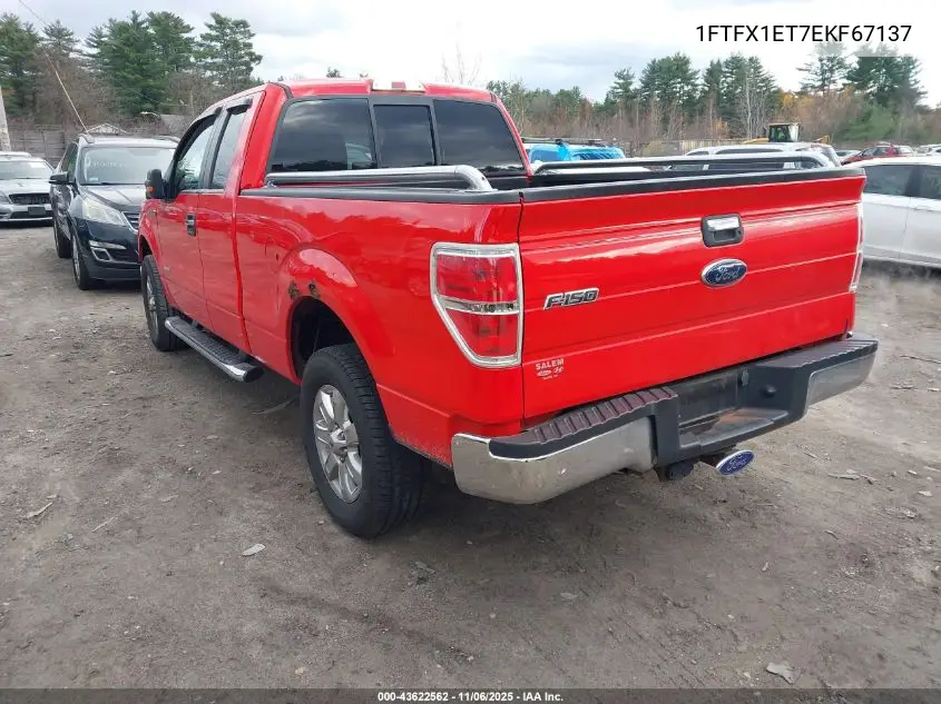 1FTFX1ET7EKF67137 2014 Ford F-150 Xlt