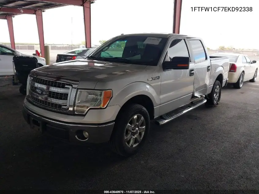 1FTFW1CF7EKD92338 2014 Ford F-150 Xlt