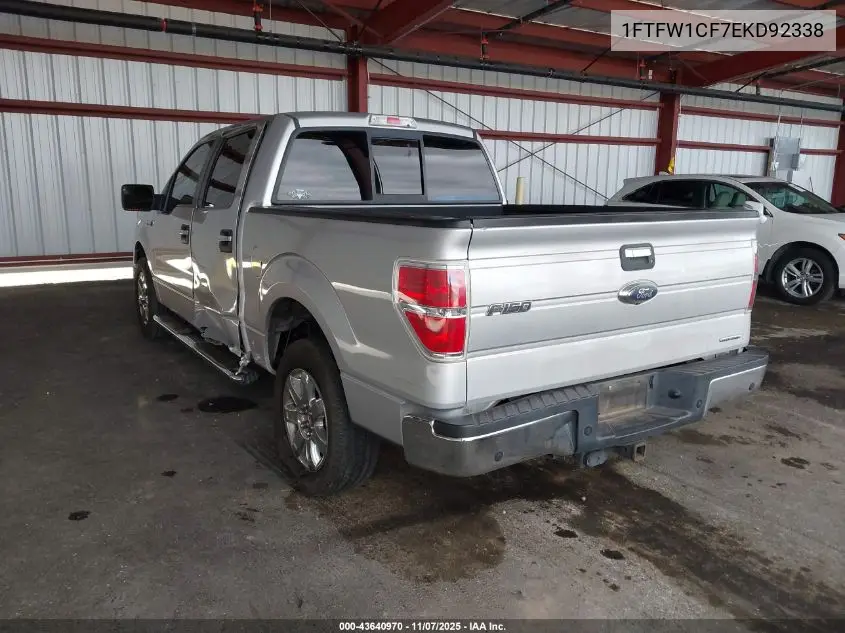 1FTFW1CF7EKD92338 2014 Ford F-150 Xlt