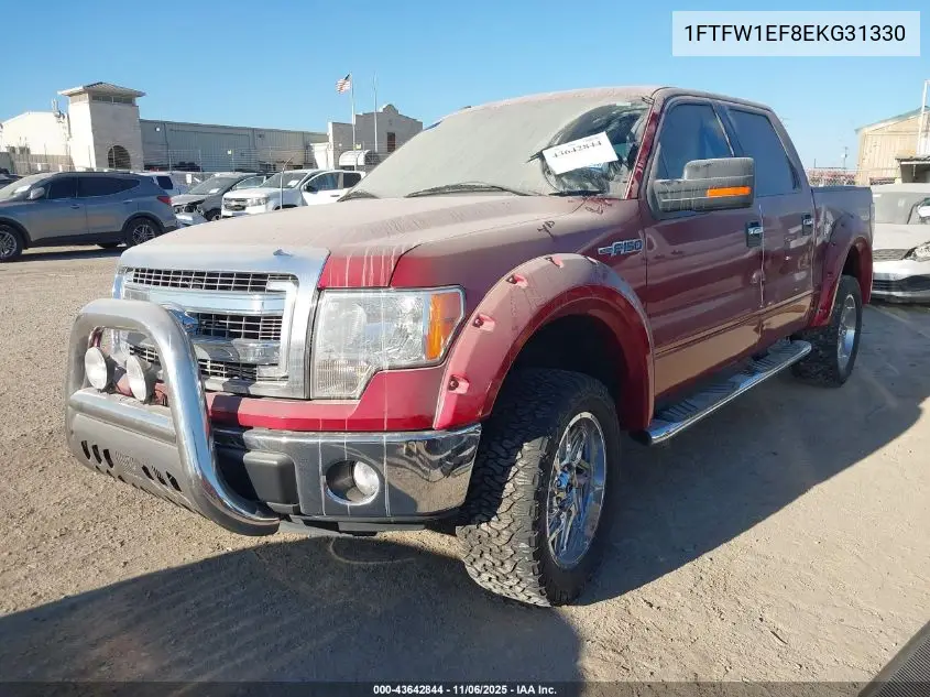 1FTFW1EF8EKG31330 2014 Ford F-150 Xlt