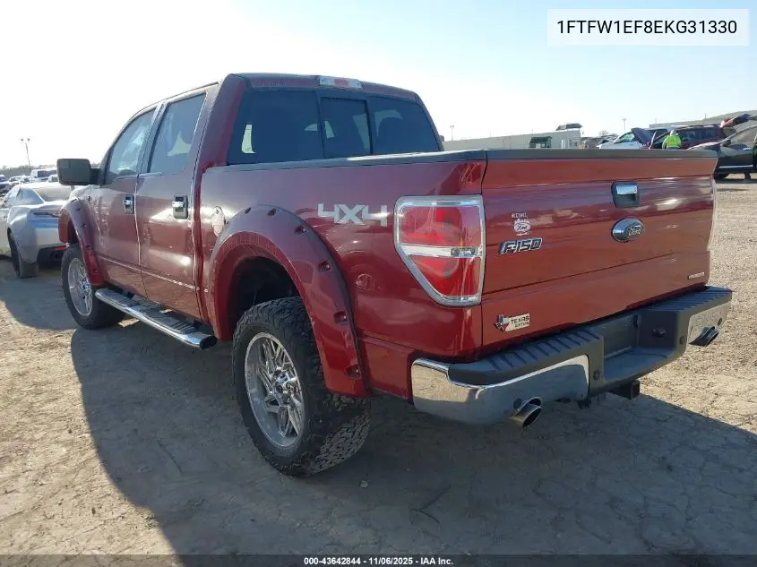 1FTFW1EF8EKG31330 2014 Ford F-150 Xlt