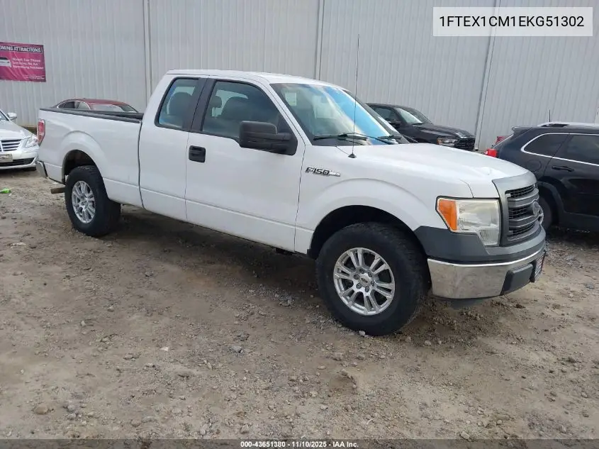 1FTEX1CM1EKG51302 2014 Ford F-150 Xl