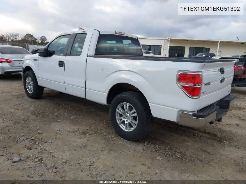 1FTEX1CM1EKG51302 2014 Ford F-150 Xl