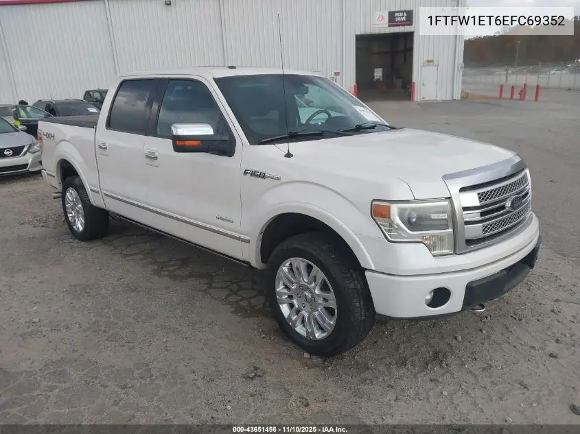 1FTFW1ET6EFC69352 2014 Ford F-150 Platinum