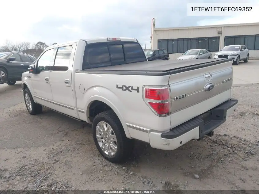 1FTFW1ET6EFC69352 2014 Ford F-150 Platinum