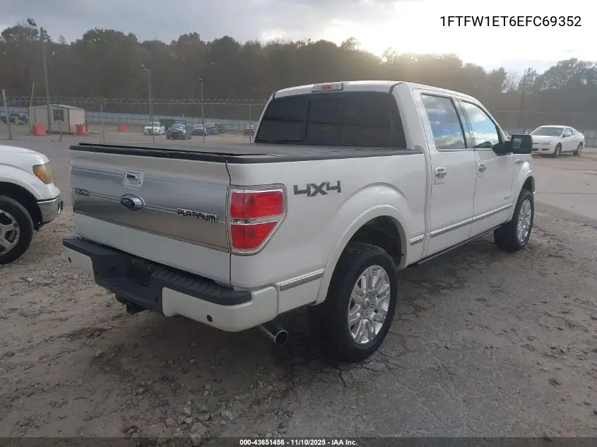 1FTFW1ET6EFC69352 2014 Ford F-150 Platinum
