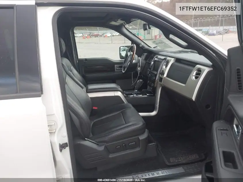1FTFW1ET6EFC69352 2014 Ford F-150 Platinum