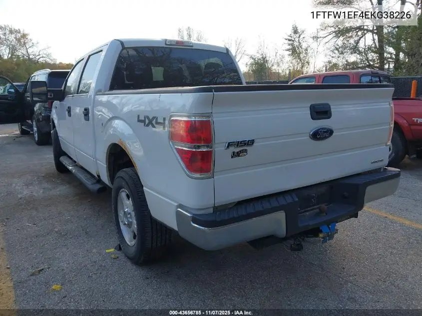 1FTFW1EF4EKG38226 2014 Ford F-150 Xlt