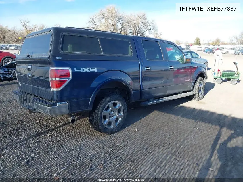 1FTFW1ETXEFB77337 2014 Ford F-150 Lariat