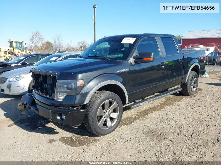 1FTFW1EF7EFB54656 2014 Ford F-150 Fx4
