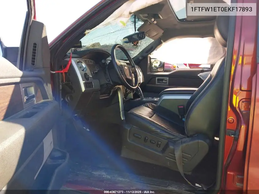 1FTFW1ET0EKF17893 2014 Ford F-150 Lariat