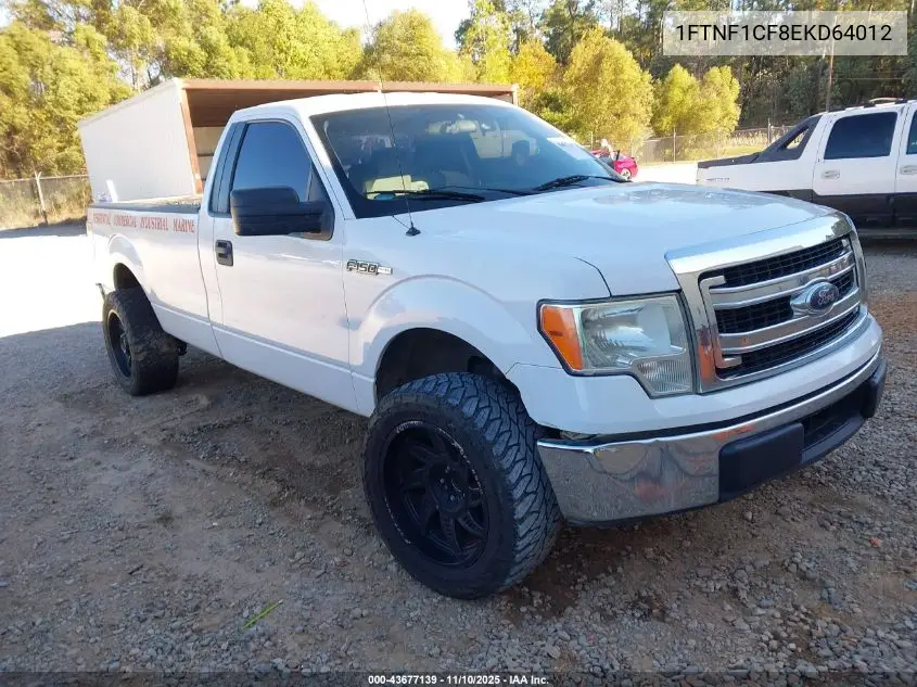 1FTNF1CF8EKD64012 2014 Ford F-150 Xl