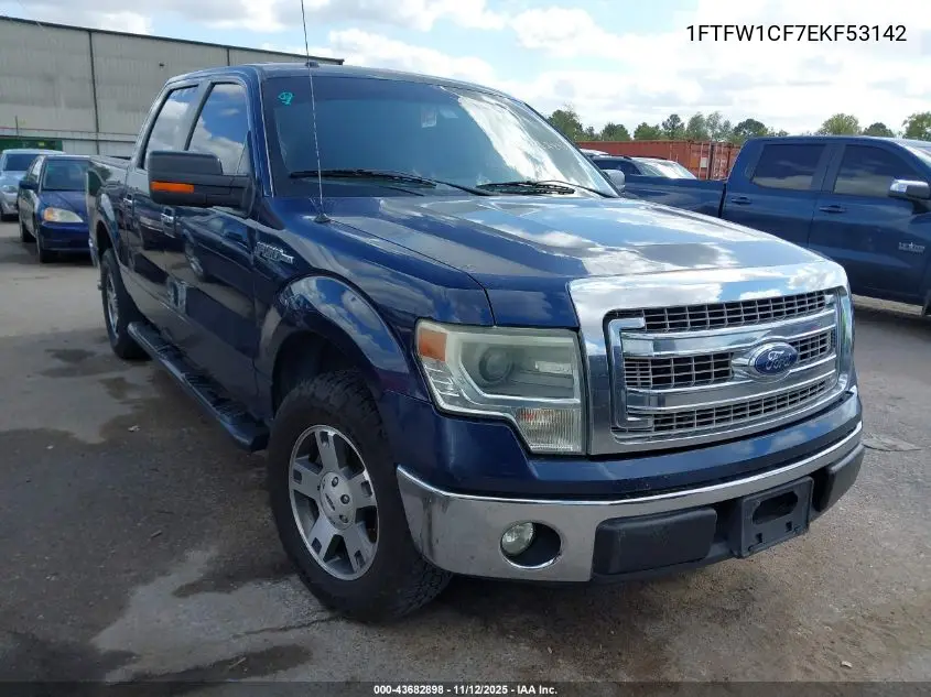 1FTFW1CF7EKF53142 2014 Ford F-150 Xlt