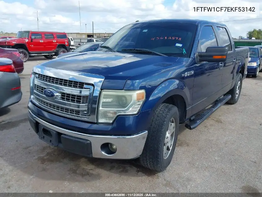 1FTFW1CF7EKF53142 2014 Ford F-150 Xlt