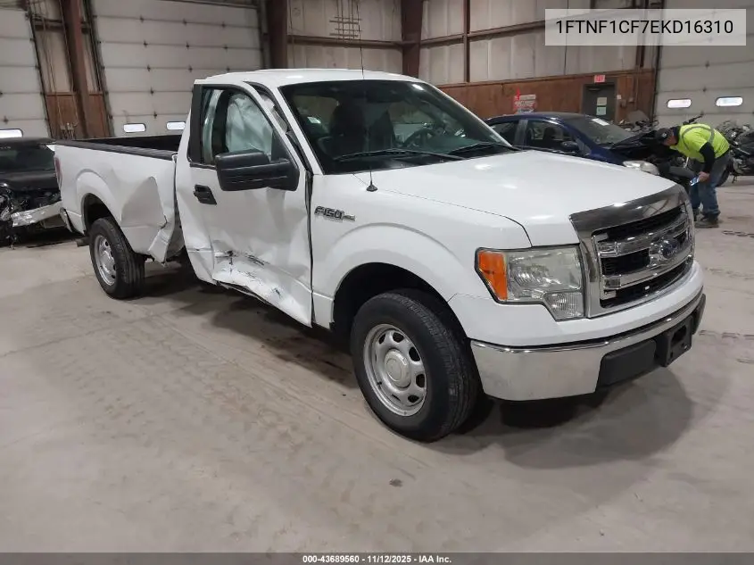 1FTNF1CF7EKD16310 2014 Ford F-150 Xl