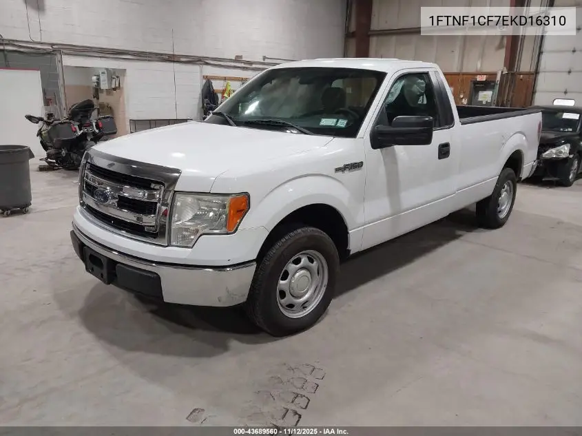 1FTNF1CF7EKD16310 2014 Ford F-150 Xl