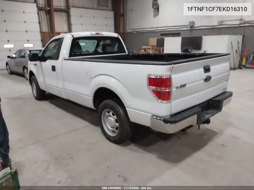 1FTNF1CF7EKD16310 2014 Ford F-150 Xl
