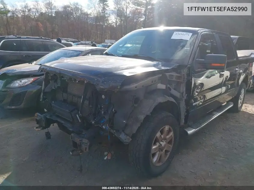 1FTFW1ET5EFA52990 2014 Ford F-150 Xlt