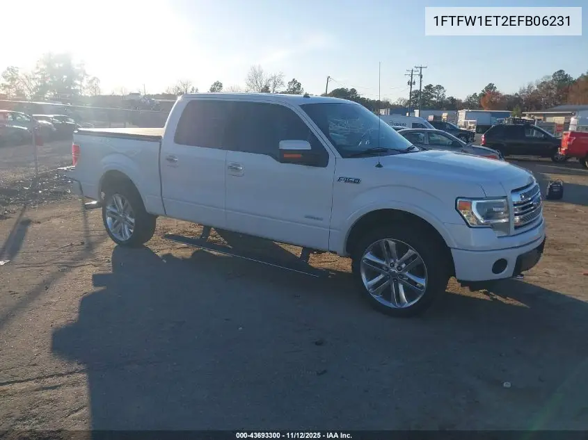 1FTFW1ET2EFB06231 2014 Ford F-150 Limited