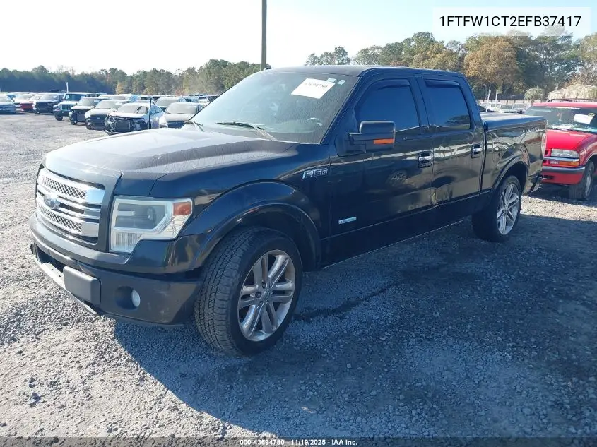 1FTFW1CT2EFB37417 2014 Ford F-150 Limited