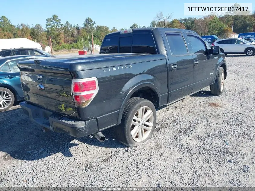 1FTFW1CT2EFB37417 2014 Ford F-150 Limited