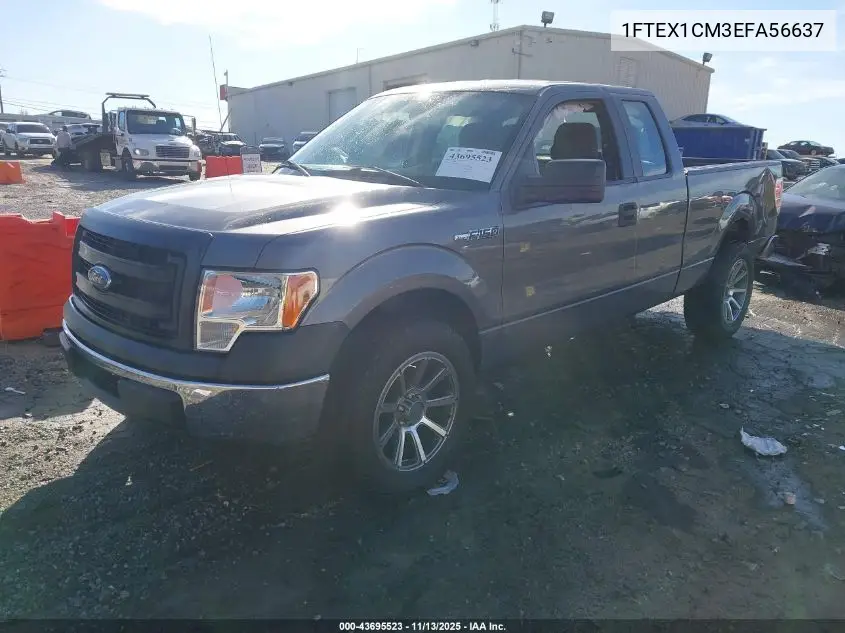 1FTEX1CM3EFA56637 2014 Ford F-150 Xl