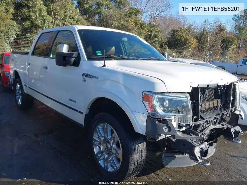 1FTFW1ET1EFB56201 2014 Ford F-150 Platinum