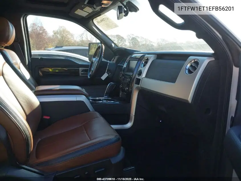 1FTFW1ET1EFB56201 2014 Ford F-150 Platinum