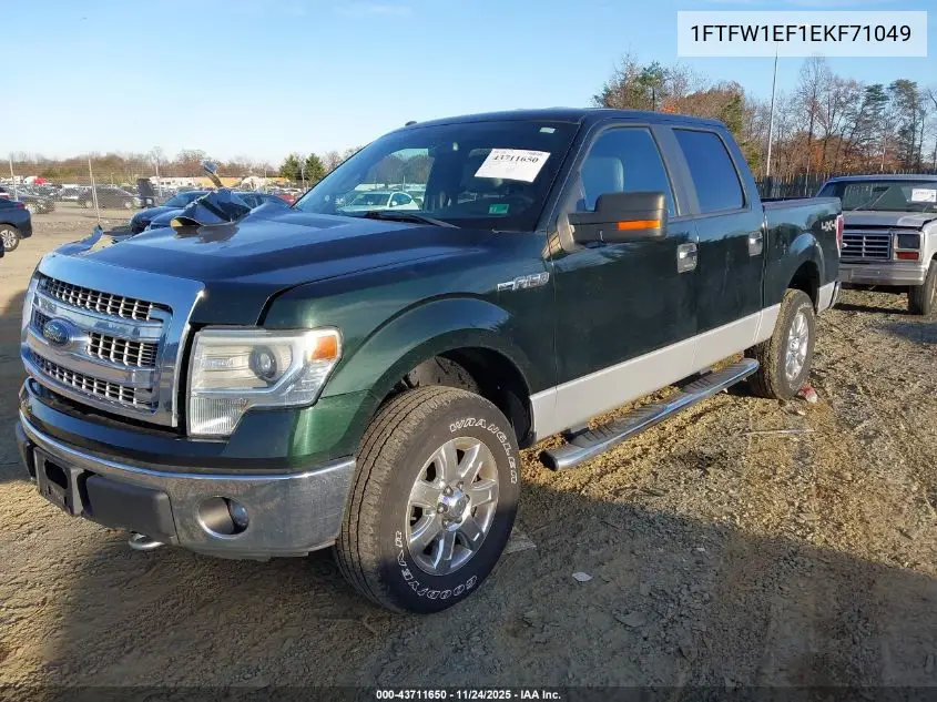 1FTFW1EF1EKF71049 2014 Ford F-150 Xlt