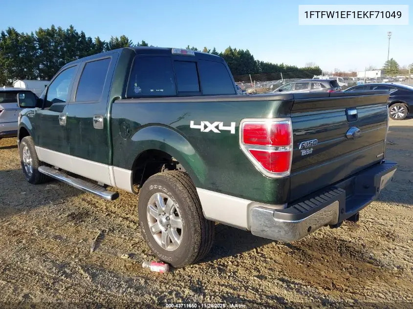 1FTFW1EF1EKF71049 2014 Ford F-150 Xlt