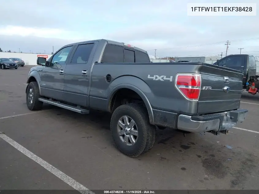 1FTFW1ET1EKF38428 2014 Ford F-150 Lariat