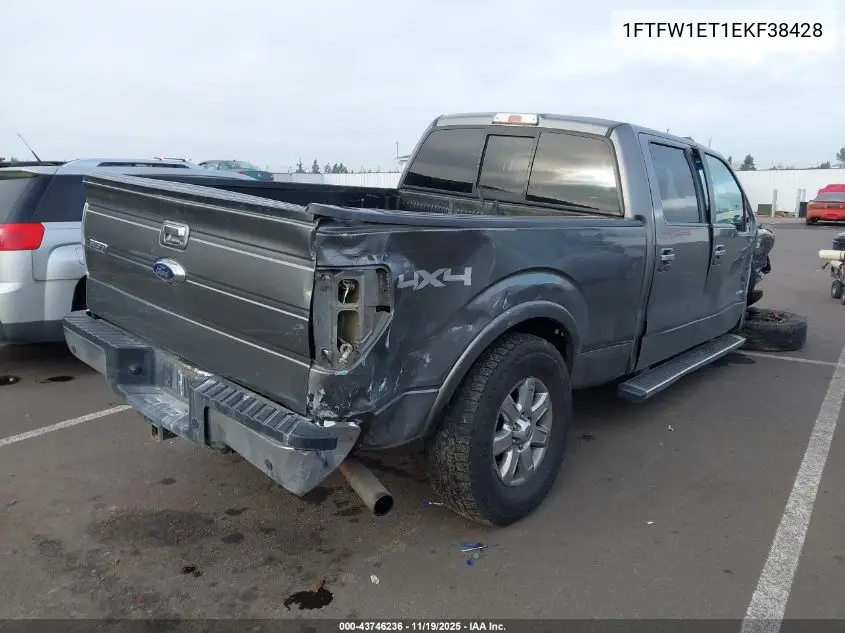 1FTFW1ET1EKF38428 2014 Ford F-150 Lariat