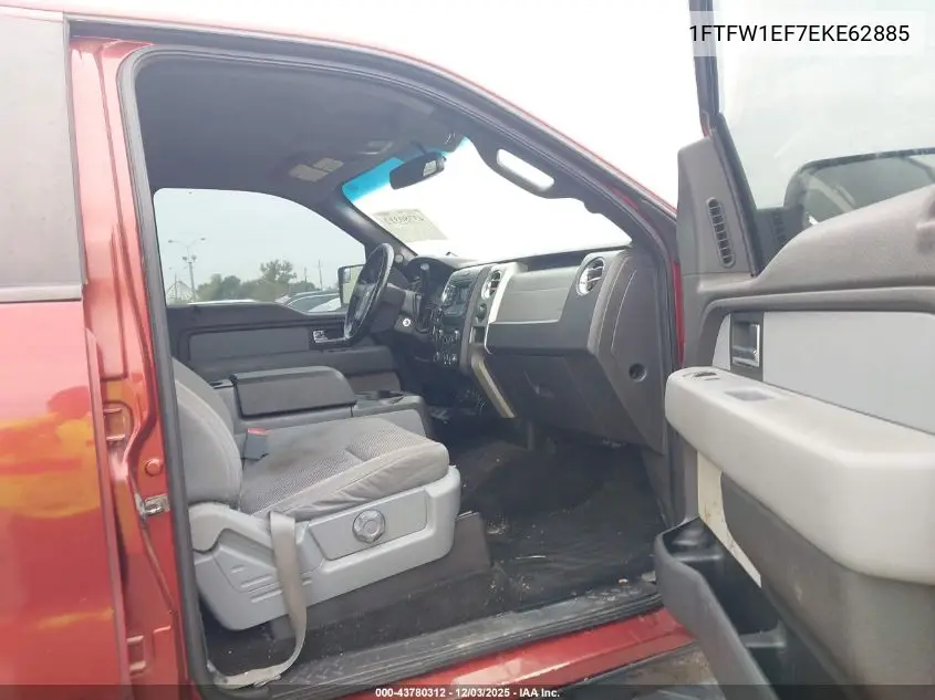 1FTFW1EF7EKE62885 2014 Ford F-150 Xlt