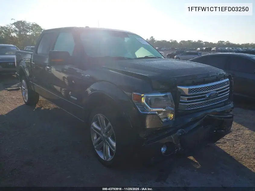 1FTFW1CT1EFD03250 2014 Ford F-150 Limited