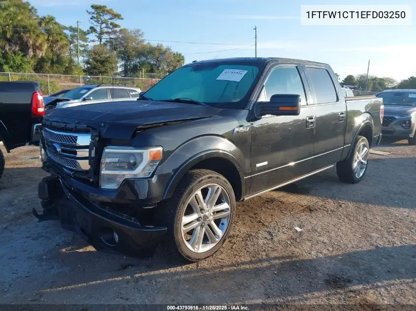 1FTFW1CT1EFD03250 2014 Ford F-150 Limited