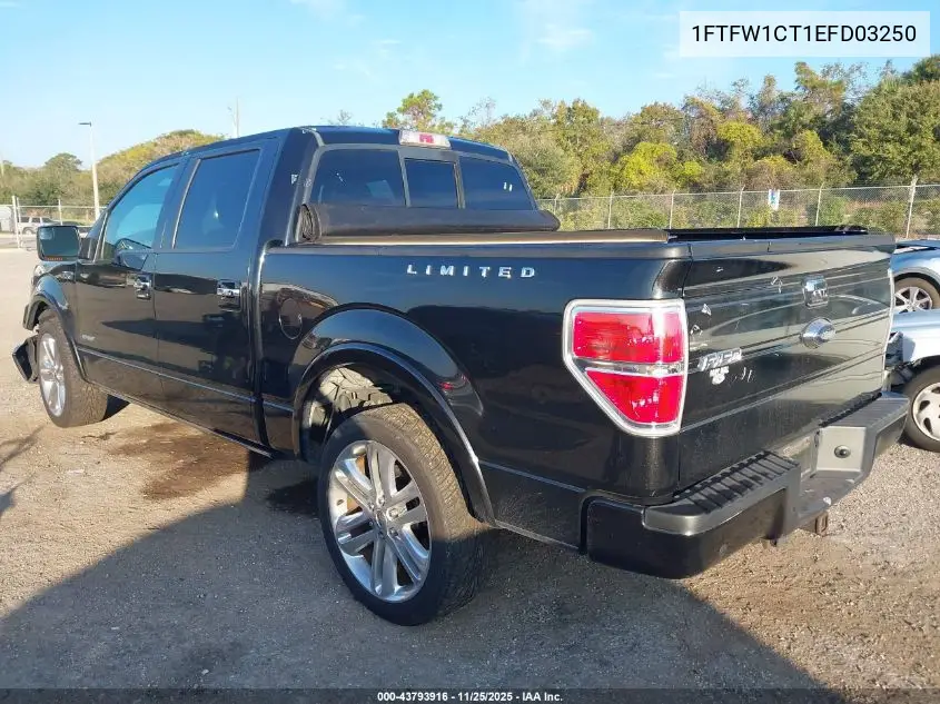 1FTFW1CT1EFD03250 2014 Ford F-150 Limited