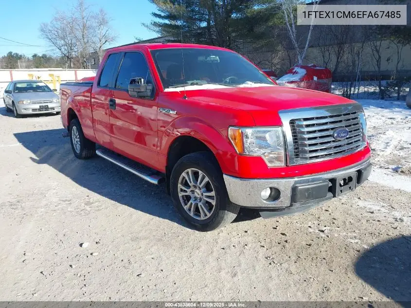 1FTEX1CM6EFA67485 2014 Ford F-150 Stx